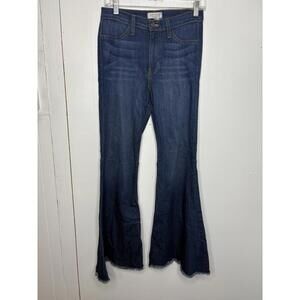 Judy Blue Jeans Womens 28 Memphis High Waist Bell Bottom 70s Flare Stretchy